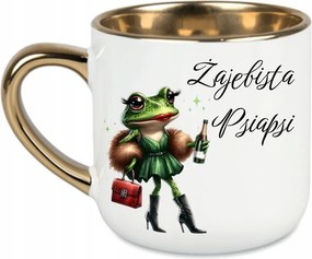 Elegáns prémium kutya bögre barátnőnek 400 Fehér