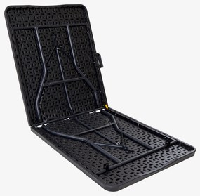 Autronic Kerti asztal, fém, műanyag, fekete,AZ-K100 3 BK