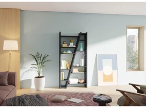 Delta fekete könyvespolc - TemaHome