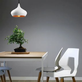 DODO zsinóros függőlámpa 1xE27/40W/230V fehér