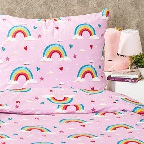 4Home Rainbow gyerek pamut ágyneműhuzat, 140 x 200 cm, 70 x 90 cm, 140 x 200 cm, 70 x 90 cm