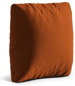 Terrakotta színű bársony párna kanapéra Kemi – Cosmopolitan Design