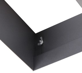 6 db-os beépített spotlámpa készlet fekete GU10 AR111 keret nélküli 2-lámpás - Oneon