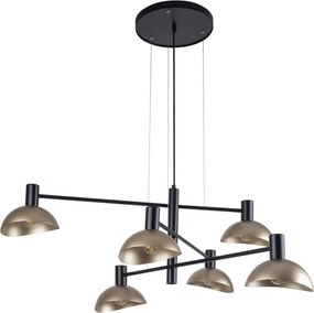 Sigma lighting modern függeszték artis fekete arany sig40569
