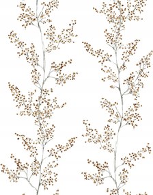 Tapéta Gally Motívum Barna-szürke Árnyalatú Flizelin Tapéta