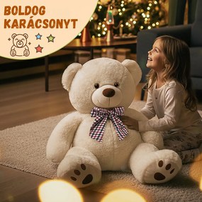 BENY nagy plüssmedve, 100cm, krém Monzana