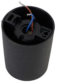 Modern mennyezeti spotlámpa fekete, LED-del IP55 - Livia