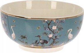 Porcelán tál stílusos tál Kék árnyalatok Keleti minta