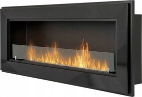 Biokandalló Szélvédővel fekete kerettel 1200mm (120cm)