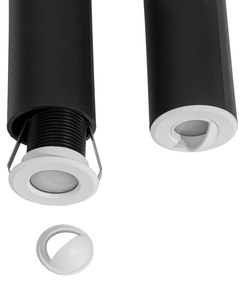 5 darabos modern fehér talajba süllyeszthető spotlámpa LED-del IP67 - Linsey