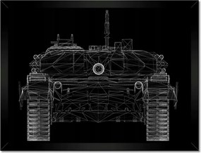 Poszterek keretben 40x30 Tank modell felépítése