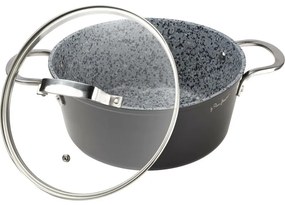 Lamart LT1254 serpenyő fedéllel Granit, átmérő 24cm