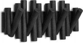 Fa fali akasztó fekete ruhákhoz, dzsekikhez az előszobába Picket