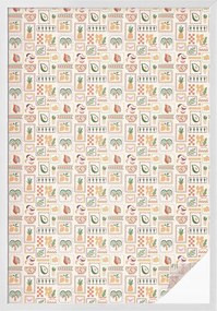 Szélvédőfólia Adatvédelem Folklór minták 100x146 cm