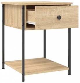 Sonoma tölgy színű szerelt fa éjjeliszekrény 44 x 45 x 58 cm