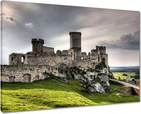 Vászonkép 70x50 Kastély a kertben