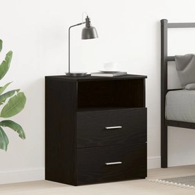 Éjjeli asztal Fekete Tölgy 50x32x60cm Műanyag