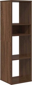 vidaXL könyvszekrény barna tölgy 34x31x112 cm szerelt fa