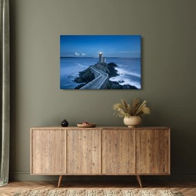 A világítótorony és a tenger képe (90x60 cm)