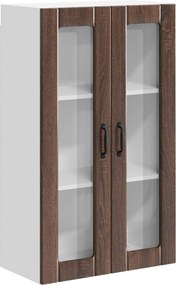 vidaXL Fali konyhaszekrény Barna Tölgy 60 x 31 x 100 cm Faanyag