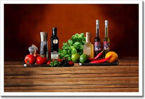 Poszterek keretben 60x40 Fűszerek a konyhába