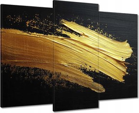 Vászonkép 90x70 Arany csillogás ecsettel