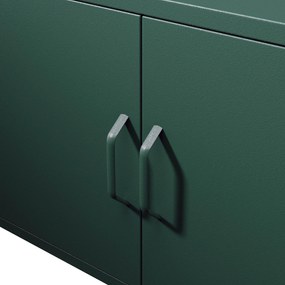 TV-szekrény lábakon ROSA, 1150 x 595 x 400 mm, Modern: palack zöld szín