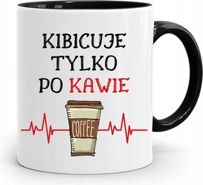 Szurkolóknak Szurkolói Bögre Fekete Ajándék fényképes nyomattal