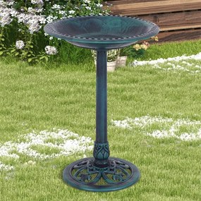 Műanyag madáritató, zöld