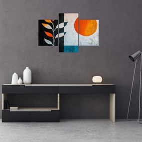 Kép - Növény és nap absztrakciója (90x60 cm)