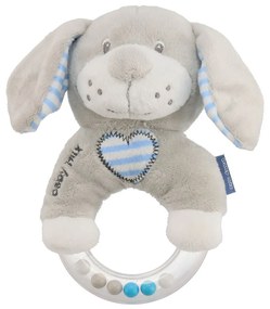 Csörgős plüss játék Baby Mix kutya kék