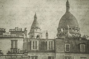 Poszter 30x20cm Lakóépületek kupolákkal Sacre Coeur Bazilika, Assaf Fr