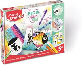 Fújós filctoll készlet, MAPED CREATIV, Blow pen Art, pop (IMAC846710)