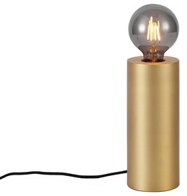 Modern asztali lámpa sárgaréz 24 cm - Cylinder
