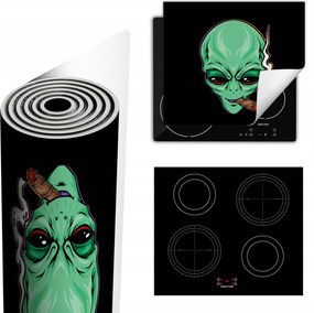 Tűzhelyvédő Szőnyeg Több Hely 60x52 fekete Ufo