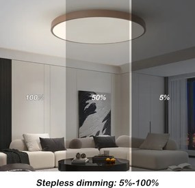 Brilagi-LED dimmelhető lámpatest POOL SMART LED/100W/230V 80 cm Wi-Fi Tuya+távirányító barna