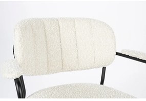 Fehér étkezőszék szett 2 db-os Jolien – White Label