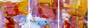Kép - Olajfestmény (órával) (90x30 cm)