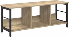 vidaXL Könyvespolc Sonoma tölgy 102 x 32 x 40,5 cm Faanyag