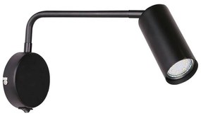 Fekete fém fali lámpa Tina – Candellux Lighting