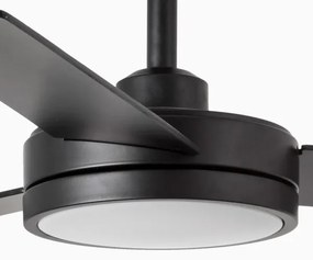 FARO 34261 - LED Mennyezeti ventilátor BARTH LED/24W/230V fekete + távirányító