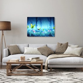 Kép - Misztikus erdei tisztás (üvegen) (70x50 cm)