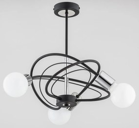ALFA 25883 LUER Glamour Csillár Króm, Fekete, Ezüst E27 IP20