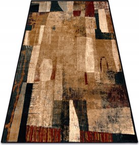 Nappali szőnyeg gyapjú Omega Kioto absztrakt piros 200x300 cm