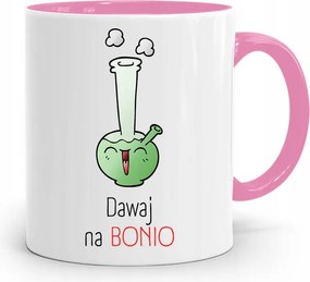 Dohányosoknak 420 Cbd Bögre Rózsaszín Ajándék fényképes nyomtatással