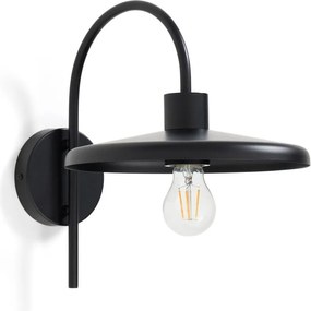 Fekete fali lámpa ø 27 cm Nuvira – Kave Home