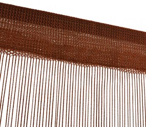 2 db barna zsinórfüggöny 100 x 250 cm
