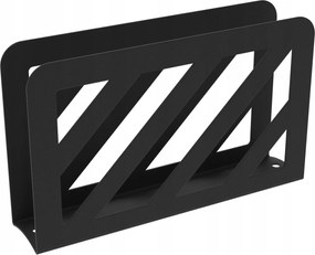 Skos fém szalvétatartó dombornyomott széles Egyedi Forma