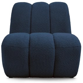 Sötétkék buklé fotel Janissaire – Bobochic Paris