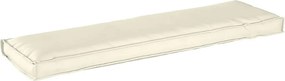 vidaXL Párna Krém 140 x 40 x 8 cm Oxford Szövet